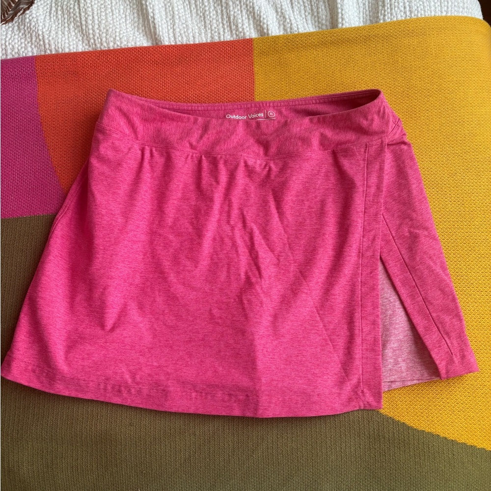 outdoor voice court skort pink!